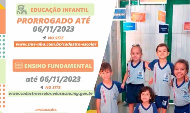Ubá: Prazo para solicitação de vagas na Educação Infantil é prorrogado