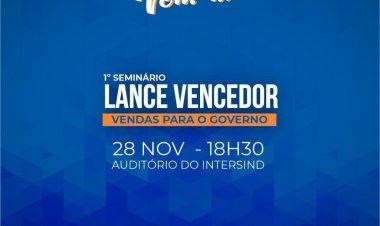 Abertas as inscrições para o  maior evento de Vendas para o Governo que Ubá já recebeu