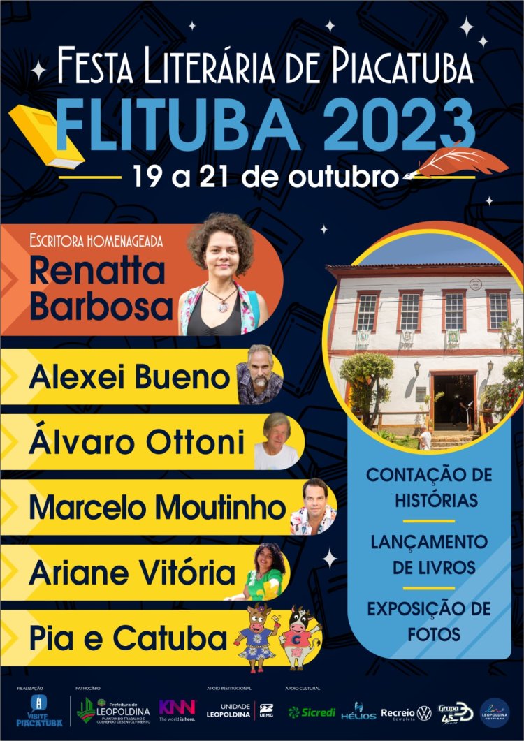 Começa na próxima semana a I Festa Literária de Piacatuba