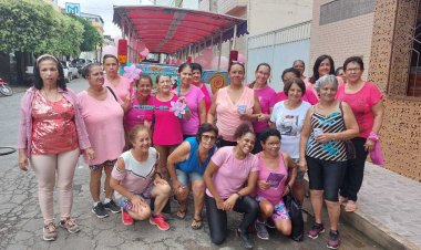 Ubá: ESF Industrial realiza ação sobre Outubro Rosa