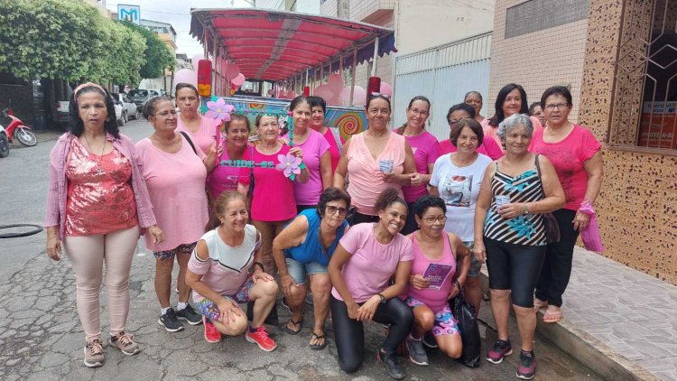 Ubá: ESF Industrial realiza ação sobre Outubro Rosa