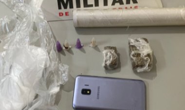 Polícia Militar prende autor por tráfico de drogas em Guricema