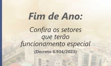 Fim de Ano: Confira os setores que terão funcionamento especial