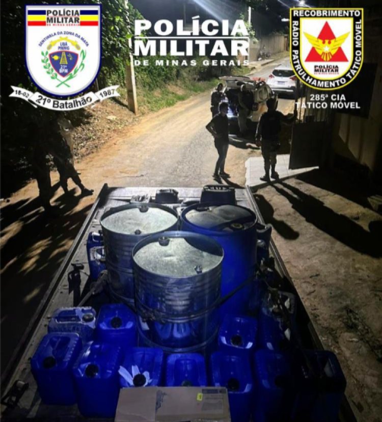 Ubá: Polícia Militar prende dois homens por tráfico de drogas no bairro Fazendinha