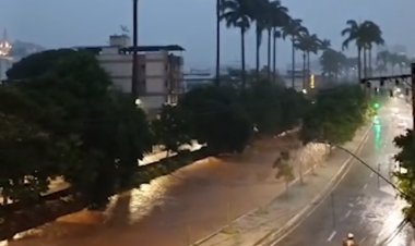 Temporal atinge Ubá com cerca de 90mm em pouco mais de uma hora