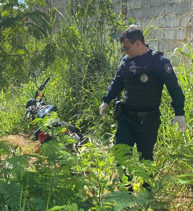 Guarda Civil Municipal de Ubá recupera motocicleta furtada
