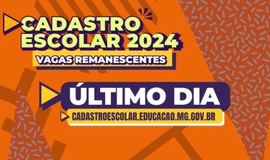 Cadastro Escolar 2024: hoje é o último dia de inscrições para vagas remanescentes