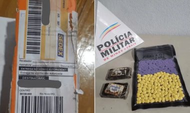 Homem é preso em Rio Novo após receber drogas pelos Correios