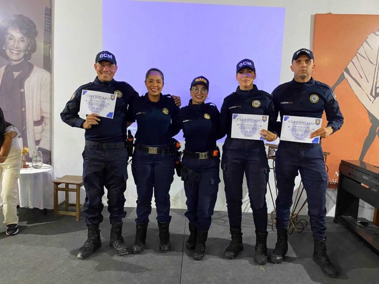 GCM's de Ubá participam de curso sobre a Lei Maria da Penha
