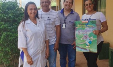 Equipe de Saúde da Cohab realiza ação educativa em escola da área de abrangência