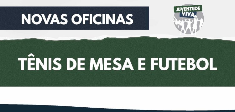Projeto Juventude Viva: inscrições abertas para novas oficinas em Ubá