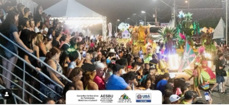 Tudo pronto para o Desfile das Escola de Samba de Ubá na Avenida Valoz David