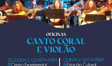Ubá: Oficinas de Canto Coral e Violão estão com inscrições abertas