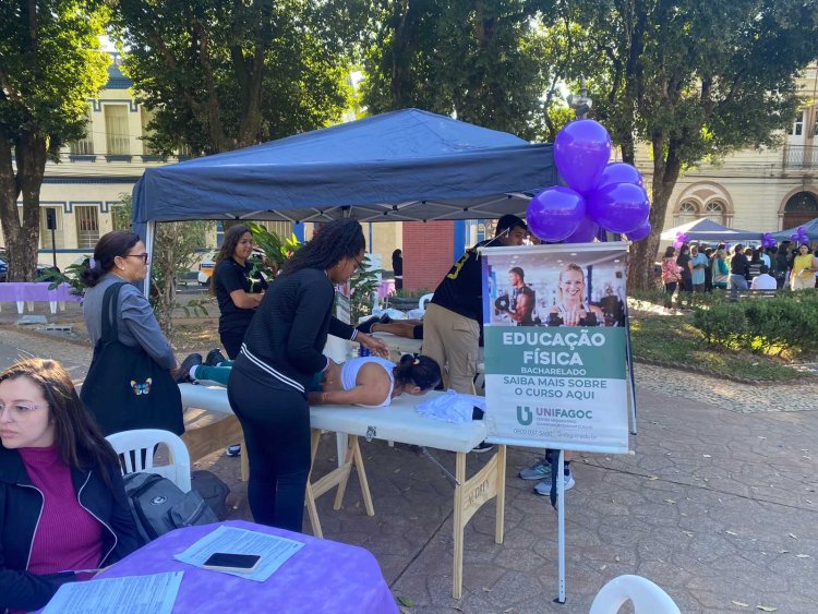 Praça São Januário recebe evento da Campanha Junho Violeta