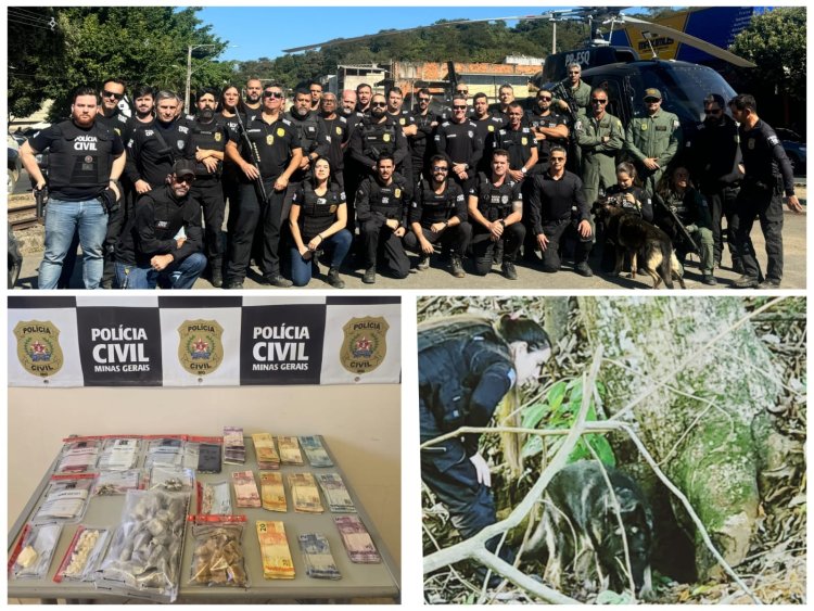 Cataguases: PCMG prende três homens suspeitos de tráfico de drogas