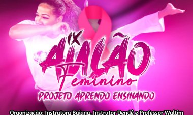 IX Aulão Feminino e Campanha em combate ao Câncer de Mama na Praça São Januário