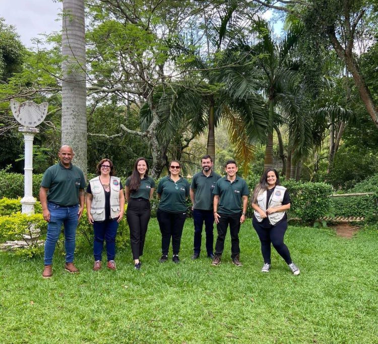 Equipe de Ubá realiza visita técnica ao Parque Municipal da Lajinha