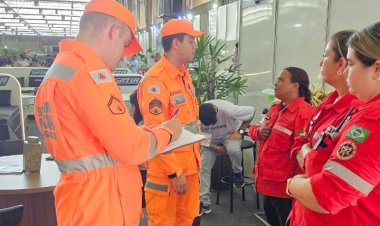 2ª Companhia de Bombeiros em Ubá realiza vistoria em evento