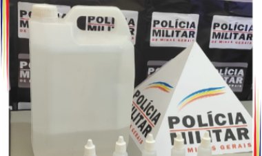 Polícia Militar apreende clorofórmio (Loló) em Tocantins