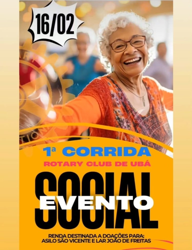 1ª Corrida do Rotary Club de Ubá em prol do Asilo São Vicente e do Lar João de Freitas