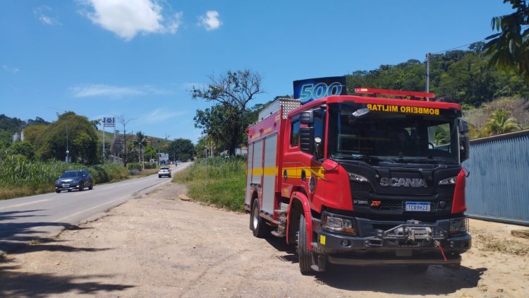 Ubá: Incêndio às margens da rodovia com prisão do incendiário