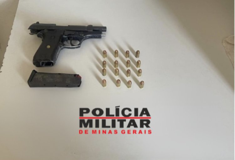 Polícia Militar prende autor por posse ilegal de arma de fogo em Ubá