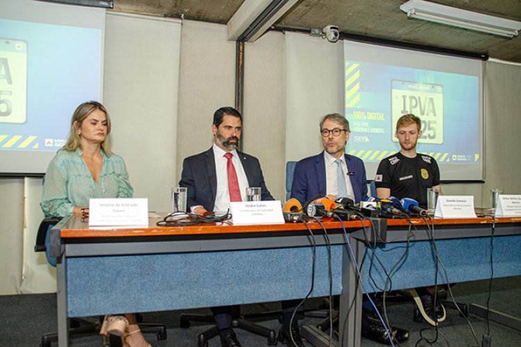 Força-tarefa faz alerta e dá orientações preventivas sobre golpes do IPVA 2025