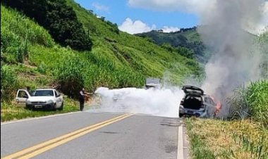 Prefeitura de Argirita imite Nota Oficial sobre carro que pegou fogo próximo ao trevo da cidade