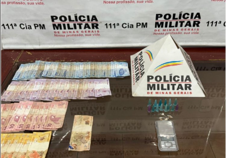 Polícia Militar apreende suspeitos por tráfico de drogas em Visconde do Rio Branco