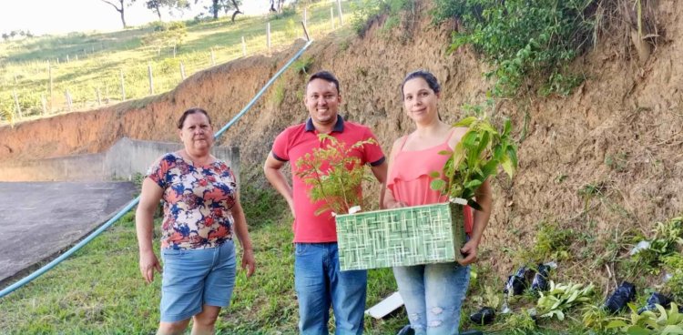 Guiricema recebe 200 mudas para reflorestamento