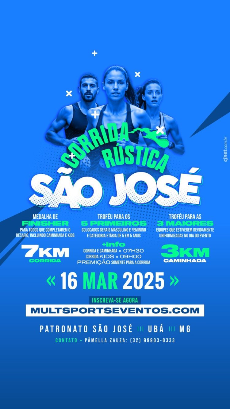 Corrida de São José chega à terceira edição com novidades e causa beneficente