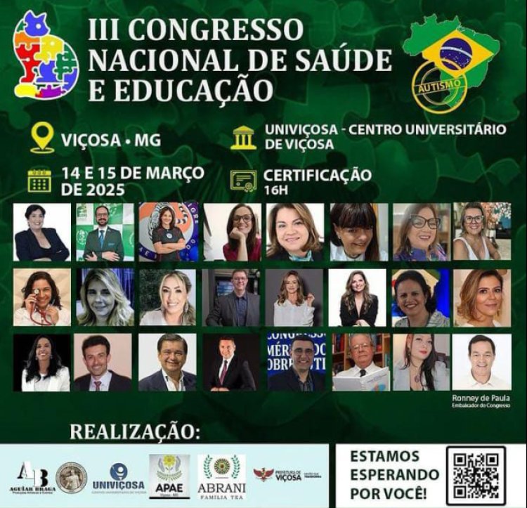 Viçosa recebe congresso sobre autismo