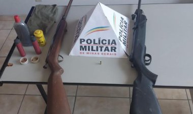 Polícia Militar prende suspeito por posse de arma de fogo após denúncias anônimas