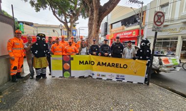 Pit Stop Interativo Marca Encerramento do Maio Amarelo 2025 em Ubá