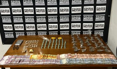 Polícia Militar prende autor por tráfico de drogas em Piraúba