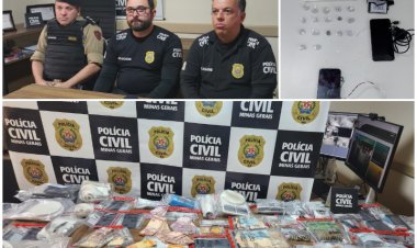 PCMG e PMMG realizam operação contra o tráfico de drogas em Viçosa