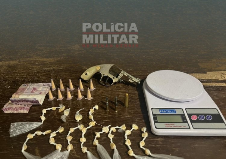 Polícia Militar apreende menor por tráfico de drogas no bairro Inês Groppo em Ubá