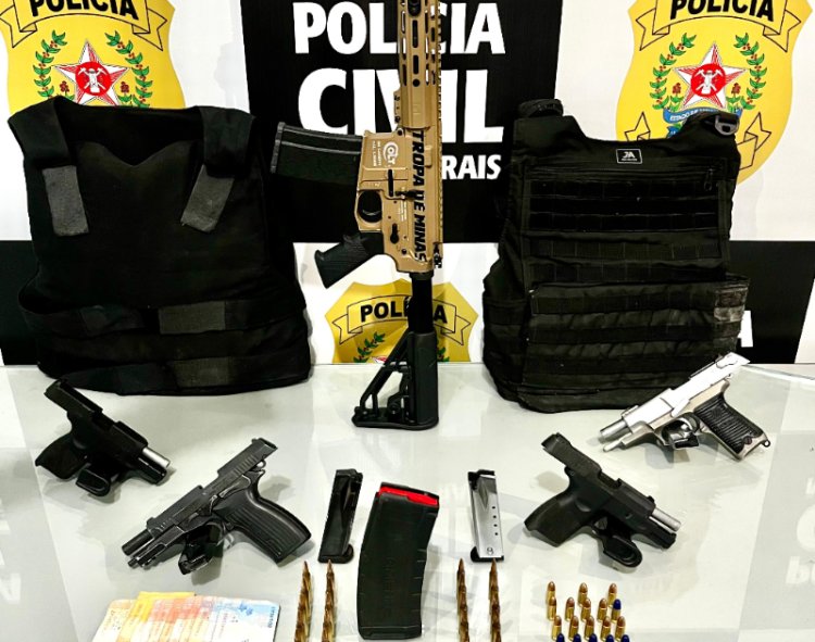 Operação da PCMG termina com apreensão de fuzil e cinco prisões na Zona da Mata