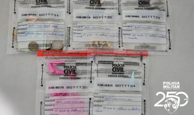 Polícia Militar prende autor por tráfico de drogas no bairro Industrial em Ubá