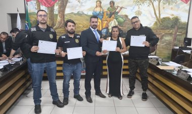 Moção de Aplausos reconhece atuação da Polícia Civil no combate ao crime organizado em Ubá