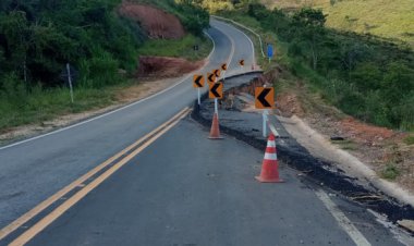 DER-MG interdita AMG-0520 na Zona da Mata para obras de reparo na pista