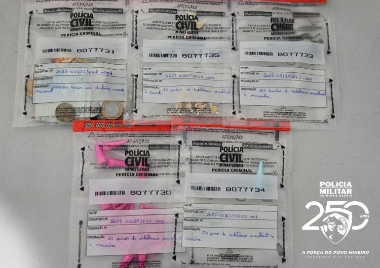 Polícia Militar prende autor por tráfico de drogas no bairro Industrial em Ubá