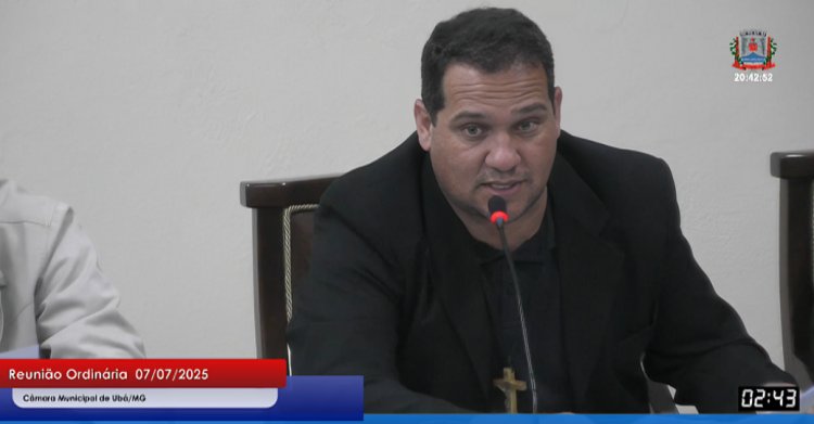 Vereador André Alves (PL) celebra aprovação da lei que veta aterro sanitário em Ubá