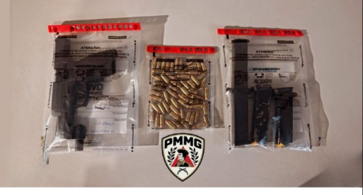 Polícia Militar prende autor por porte ilegal de arma de fogo em Ubá