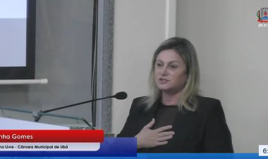 Empresária Martinha Gomides usa a Palavra Livre na Câmara de Ubá e critica projeto do Código Tributário