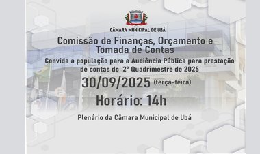 CFOTC realiza audiência pública para prestação de contas do 2º Quadrimestre de 2025