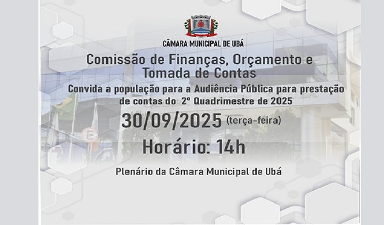 CFOTC realiza audiência pública para prestação de contas do 2º Quadrimestre de 2025