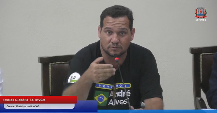 Vereador André Alves cobra criação de canal integrado e regulamentação de lei para combater queimadas em Ubá