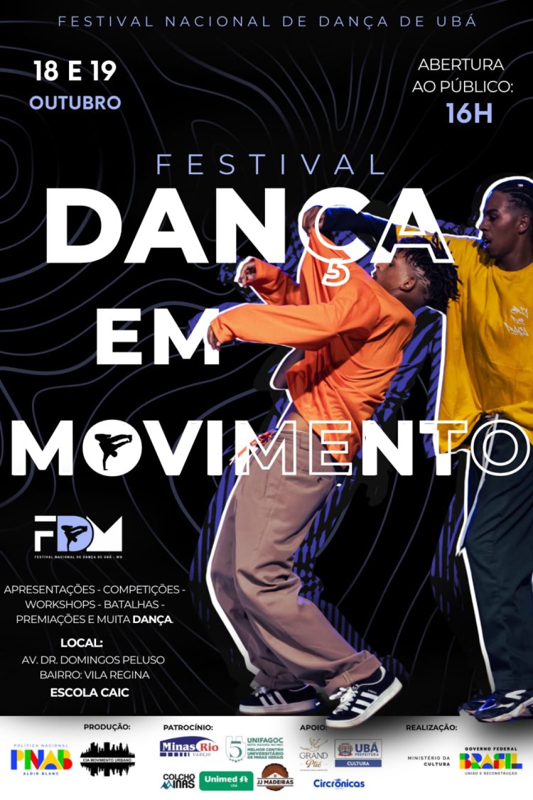 Ubá se prepara para receber o 5º Dança em Movimento