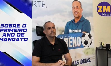 MANDATO EM FOCO: Primeiro ano do vereador Professor Breno (PODEMOS) é marcado por diálogo, fiscalização e defesa da educação e do esporte